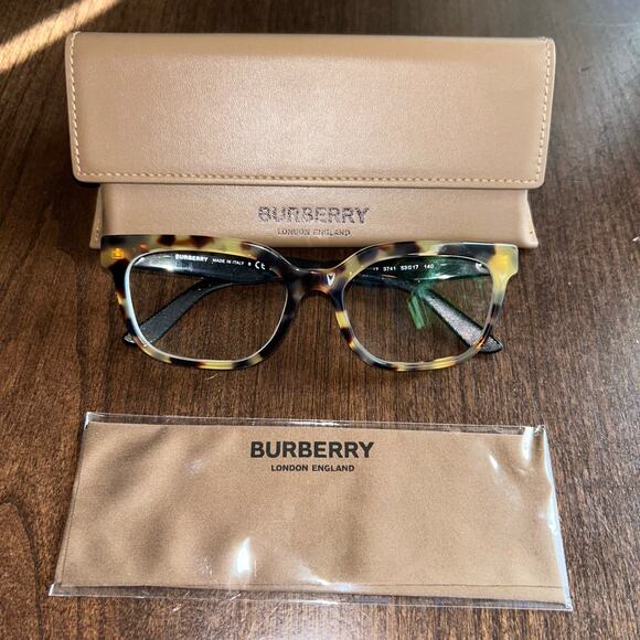 Burberry Eyeglasses Frames B 2277 Brown Black Italy - Picture 1 of 7